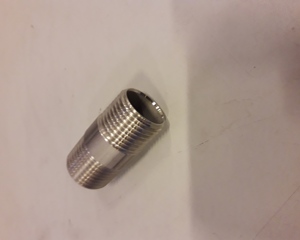 Nipple Pipe  1/2"-40mm SST